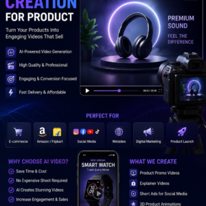 Professional AI Product Video Creation Services by Yuvraj Flow