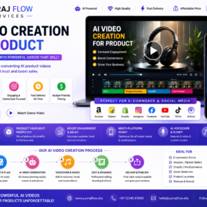 AI Product Video Creation Services yuvraj flow